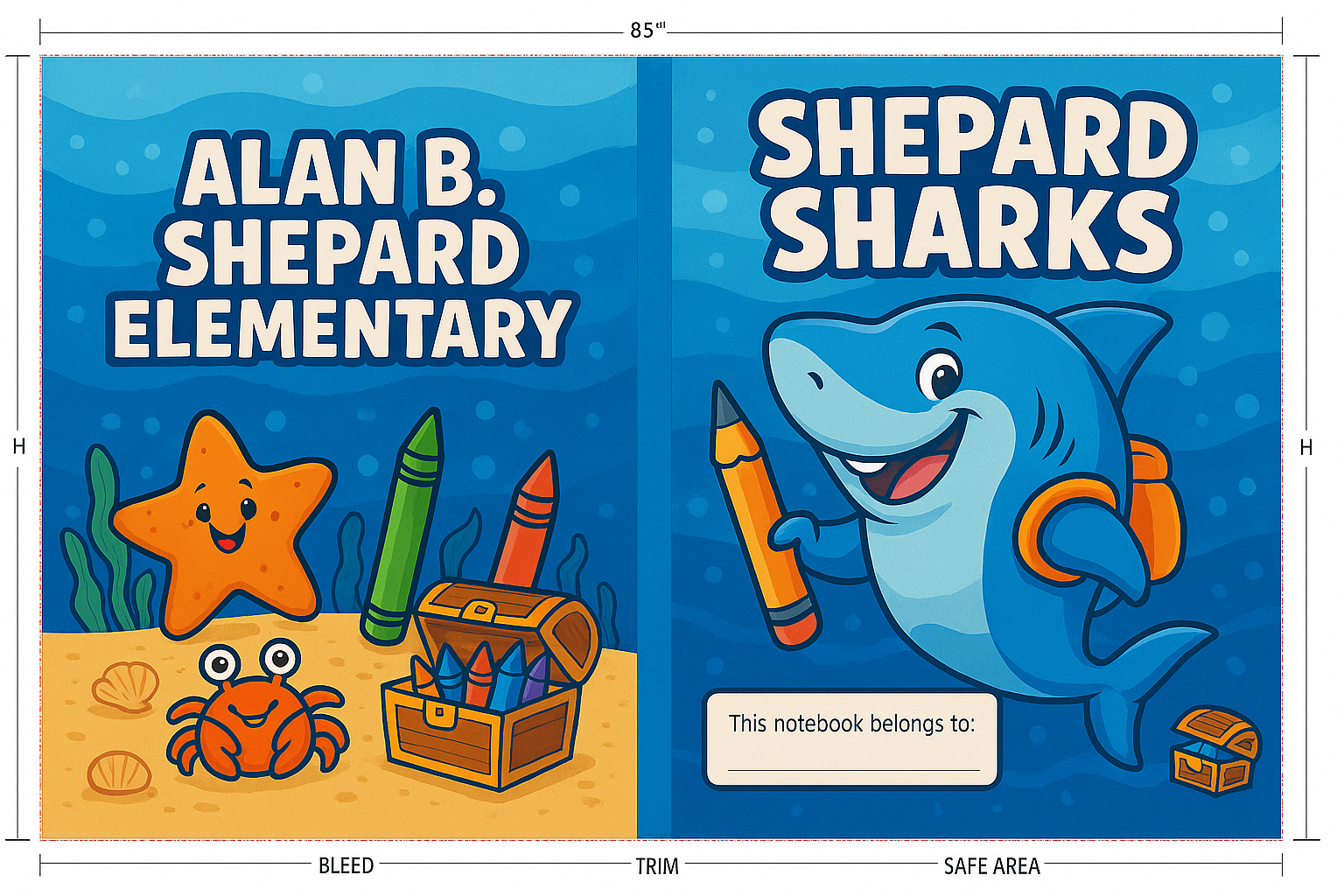 Published Children's Notebook Author preview